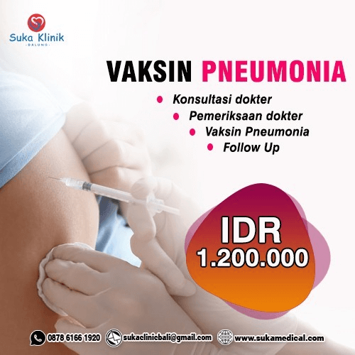 Promo Vaksin Pneumonia Hanya 1.200.000